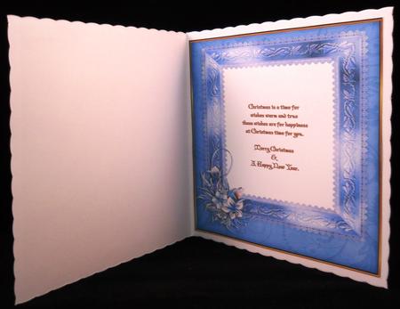 A Winter Wonderland 8 x 8ins Insert. by Yvonne Middleton