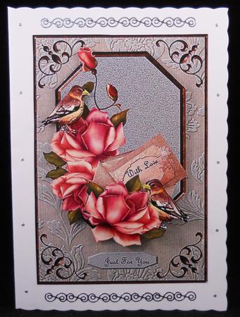 Birds and Roses by Yvonne Middleton