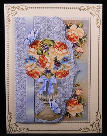 Scallop Peache English Roses by Yvonne Middleton