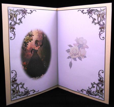 The Curious Butterfly Blank Insert by Yvonne Middleton