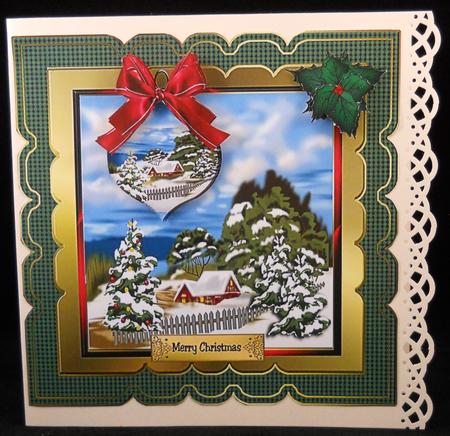 Scallop Christmas Village by Yvonne Middleton