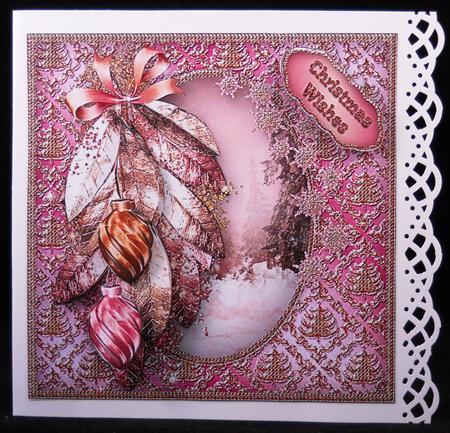 Pink and Gold Christmas by Yvonne Middleton