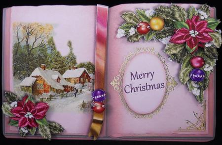 Picture Book Tent-card Mini-kit - Country Christmas by Yvonne Middleton