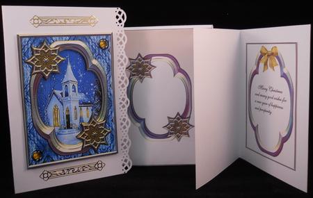 Christmas Mass 5x7 Card Front Kit by Yvonne Middleton
