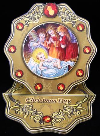 Christmas Day Quick Card Easel by Yvonne Middleton