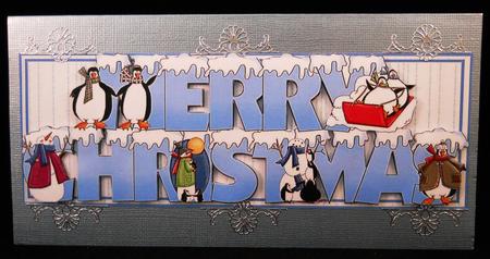 Large Dl Card - Snow Capped Christmas 6 by Yvonne Middleton