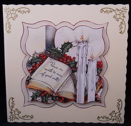 Peace on Earth 6x6 Card Front by Yvonne Middleton