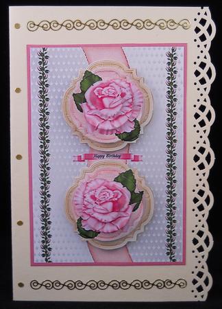 Pink Roses by Yvonne Middleton