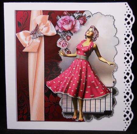 1950's Pinkie Shaped Over the Edge Topper by Yvonne Middleton