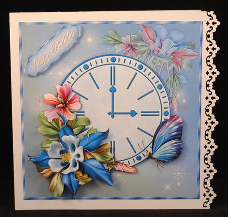Time for Flowers 8" Square Card Mini-kit by Yvonne Middleton