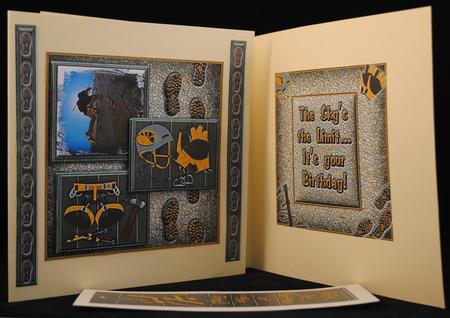 One for the Climber - Two Page Mini-kit by Yvonne Middleton