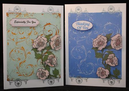 Floral Backgrounds by Yvonne Middleton