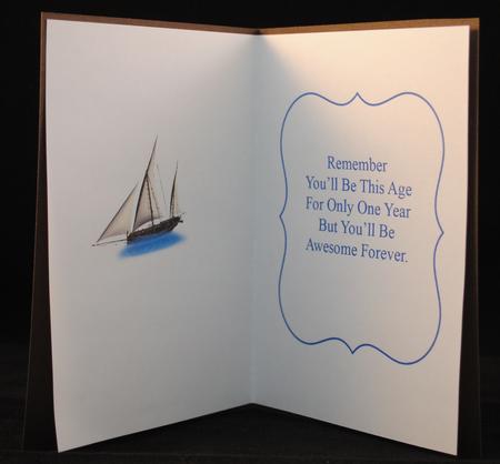 Happy Birthday Son Ship Insert by Yvonne Middleton