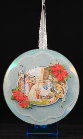 Cd Christmas Decoration - Christmas Blessing by Yvonne Middleton
