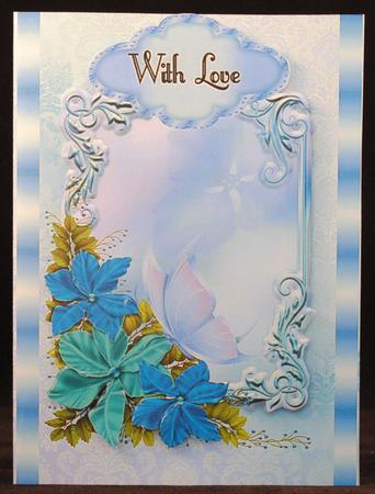 Blue Quick Card by Yvonne Middleton