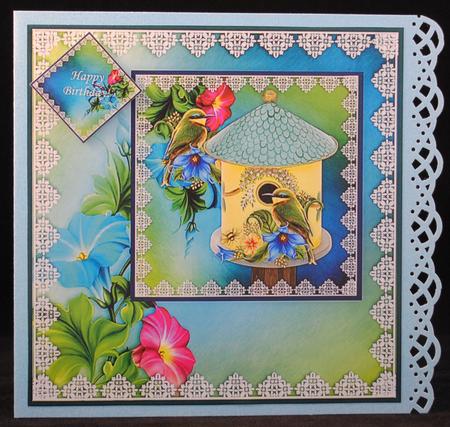 Summer at the Bird House Card Topper + Ass. Greetings by Yvonne Middleton