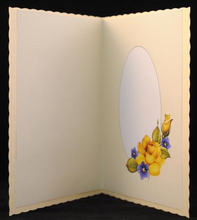 Yellow Roses Insert by Yvonne Middleton