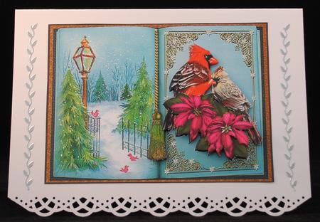 Winter Cardinals by Yvonne Middleton