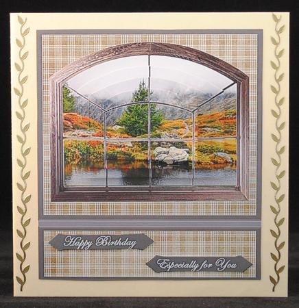 By the Lake Through the Window by Yvonne Middleton