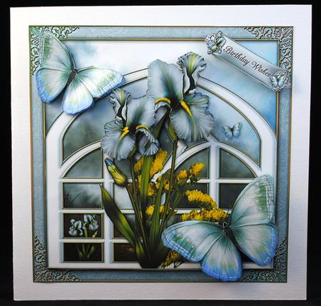 Iris & Trellis Mini Kit by Yvonne Middleton