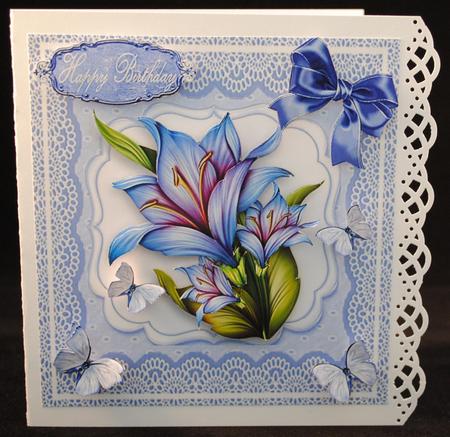 Beautiful Lilac Lilles 8x8 Mini Kit by Yvonne Middleton