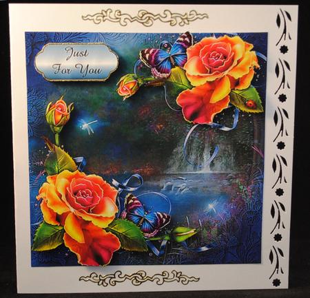 Beautiful Roses at the Enchanted Lagoon by Yvonne Middleton