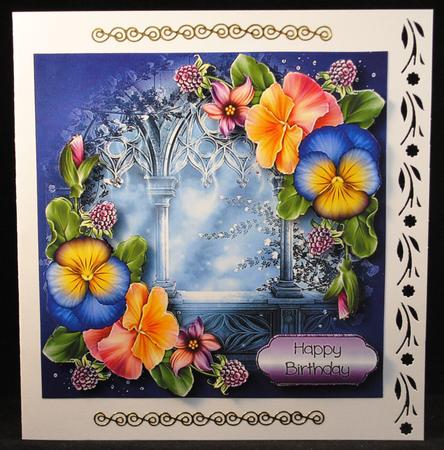 Beautiful Floral Window by Yvonne Middleton
