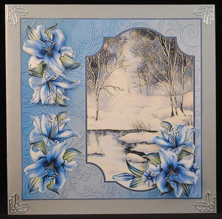 Winter Forest 8x8 Card Front by Yvonne Middleton