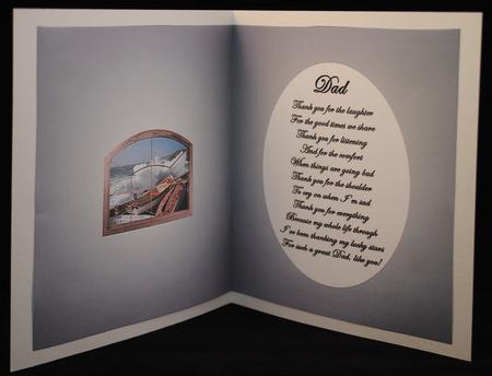 The Storm Insert - Dad by Yvonne Middleton