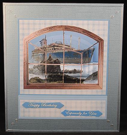 Shipwreck Through the Window by Yvonne Middleton