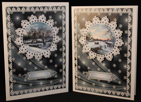 Toppers Christmas Snowscene by Yvonne Middleton