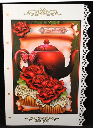 Tea Time Antique Roses by Yvonne Middleton