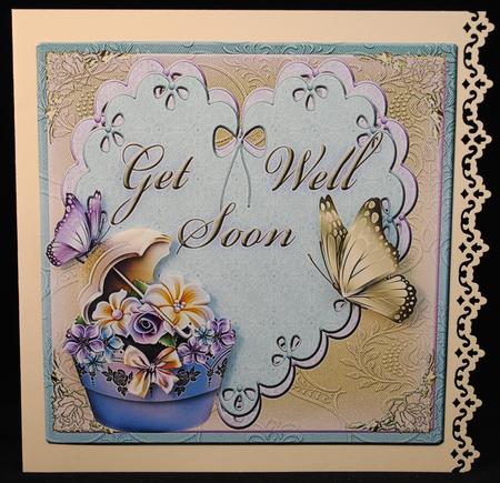 Violet Cupcake- Get Well Soon by Yvonne Middleton