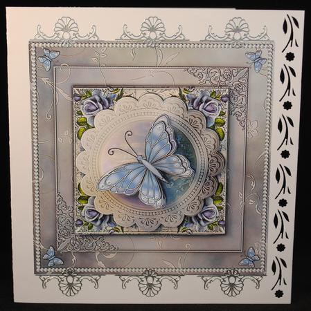 Simply Lilac Butterflies by Yvonne Middleton