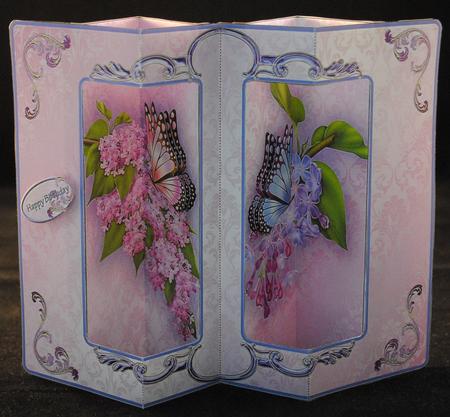 Double Window Pop Out Mini Kit - Lilacs by Yvonne Middleton