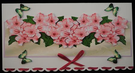 Large Dl Spring Pink Petunias by Yvonne Middleton