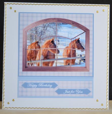 Horses Through the Window by Yvonne Middleton