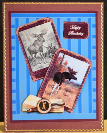 Vintage Moose by Yvonne Middleton