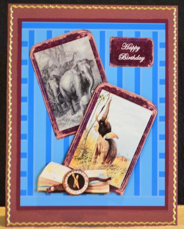 Vintage Elephant by Yvonne Middleton