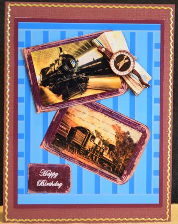 Old Steam Trains by Yvonne Middleton