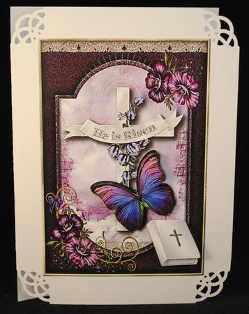Easter Cross Topper by Yvonne Middleton