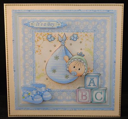 New Baby Boy Bundle Mini Kit & Decoupage by Yvonne Middleton