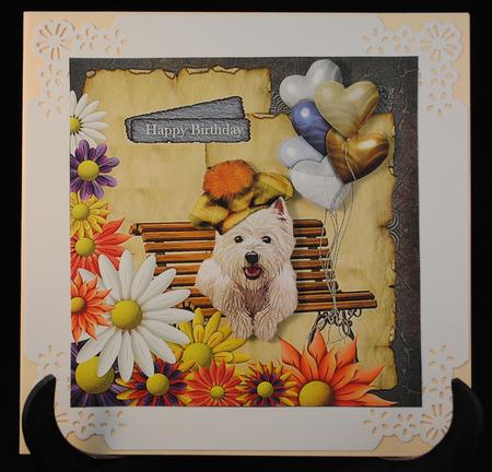 Male Card Vintage Birthday by Yvonne Middleton