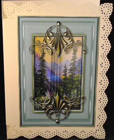 Mountain Vista Topper 1 by Yvonne Middleton