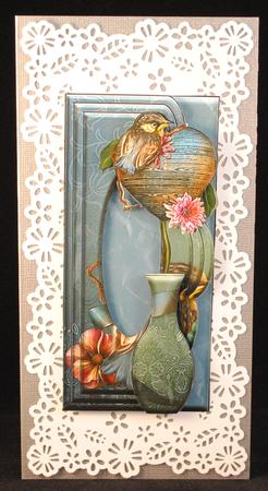 Scalloped-edge Vase Aperture - Precious Thing by Yvonne Middleton