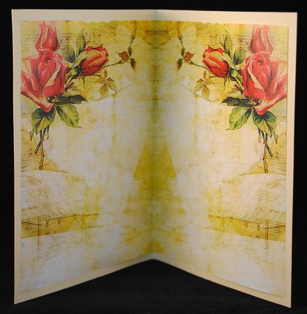 Red Roses Insert by Yvonne Middleton