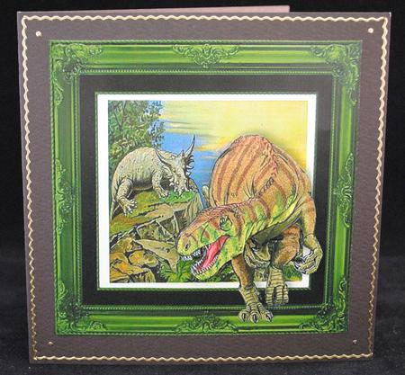 Dinosaur Out of the Frame by Yvonne Middleton