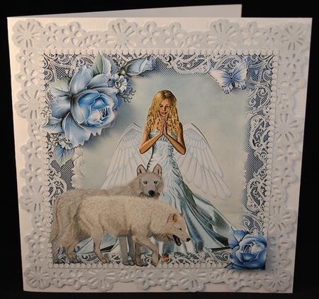 Arctic Wolves Angel by Yvonne Middleton