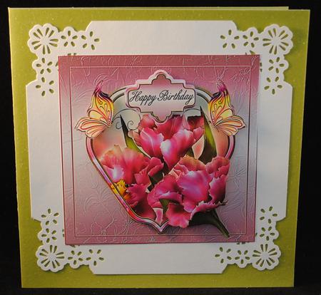 Birthday / Mother's Day Lily Quick Card by Yvonne Middleton