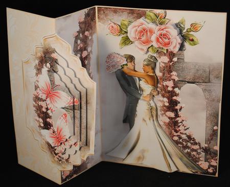 No Holes Fold the Bride and Groom by Yvonne Middleton